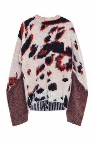 Pull en laine vierge et alpaga - Multicolore