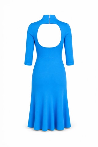 Robe midi - Bleu