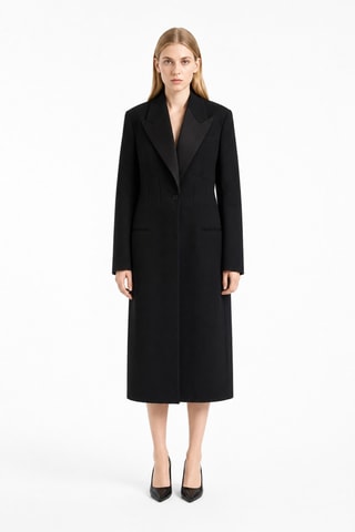 Manteau en laine - Noir