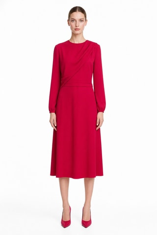 Robe midi - Rouge