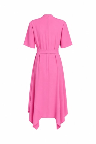 Robe chemise en soie - Rose
