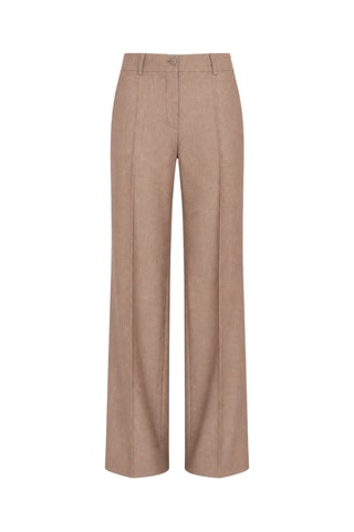 Pantalon en laine - Marron clair