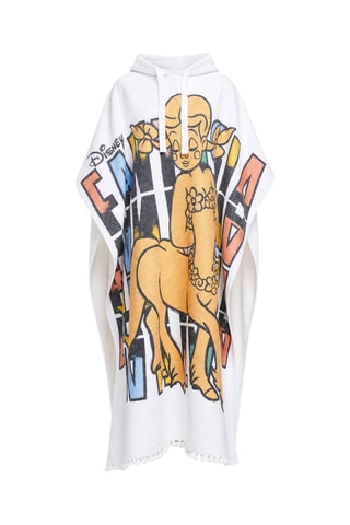 Poncho à capuche Fantasia Disney - Multicolore