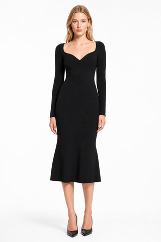 Robe fourreau - Noir