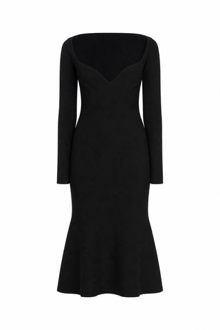 Robe fourreau - Noir