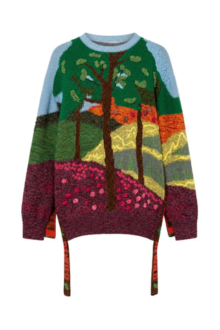 Pull en laine vierge - Multicolore
