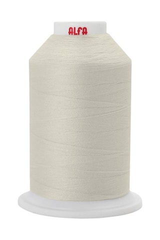 5 bobinas de linha - 1000 m - Creme