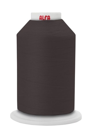 5 bobinas de linha - 1000 m - Castanho-escuro