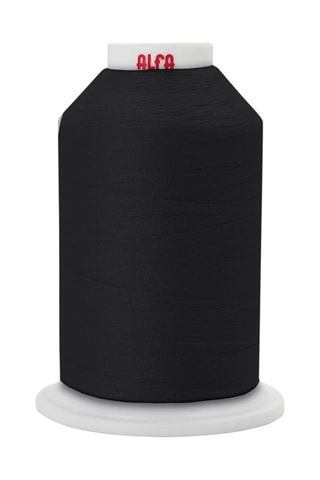5 bobinas de linha - 1000 m - Preto