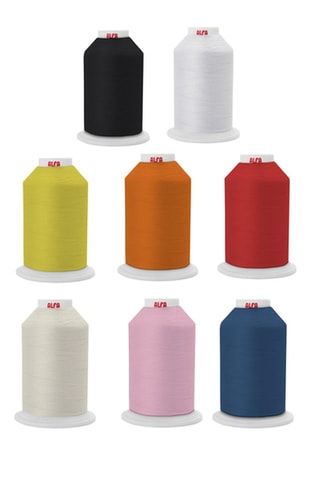 20 x Bobine de fil - 1000 m - Multicolore