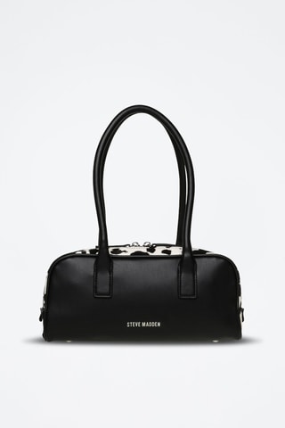 Sac à main en cuir Anise - Blanc et noir