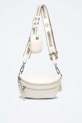 Sac bandoulière Clarkes- Blanc et argenté