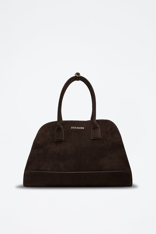 Cabas en nubuck Heidee - Marron