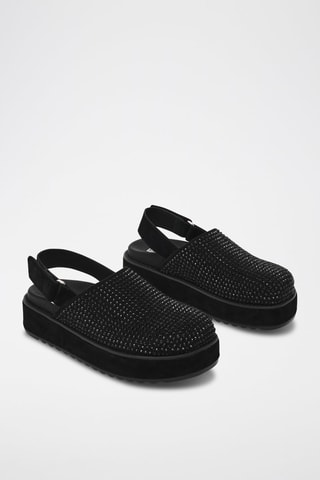Sabots plateformes Mellow - Noir
