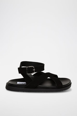 Sandales en nubuck Mybestie-E - Noir