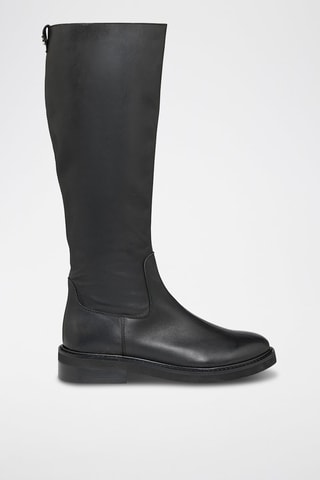 Bottes en cuir Neva - Noir