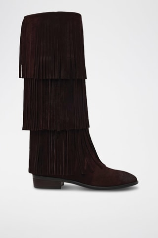 Bottes en nubuck Spur - Marron foncé