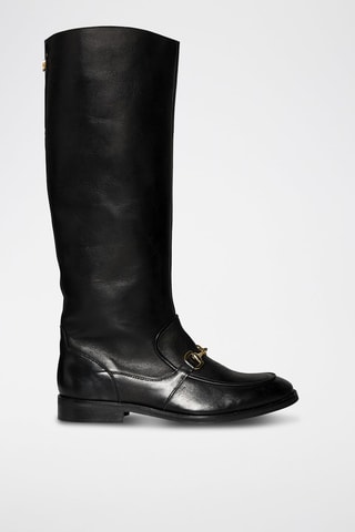 Bottes en cuir Night - Noir