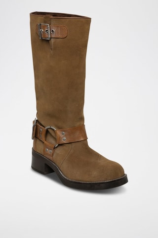 Bottes en cuir Beau - Marron