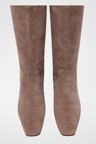 Bottes en nubuck Dantelle - Taupe
