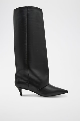 Bottes en cuir Luca - Noir