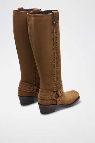 Bottes en nubuck Radlee - Taupe