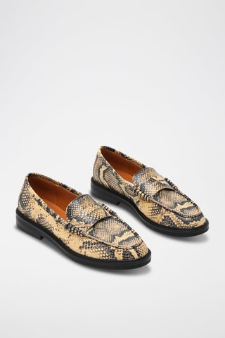 Mocassins en cuir Adison - Beige clair