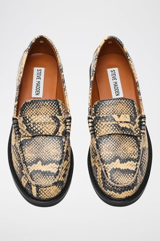 Mocassins en cuir Adison - Beige clair