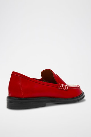 Mocassins en cuir Madison - Rouge
