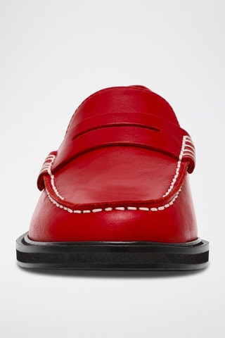 Mocassins en cuir Madison - Rouge