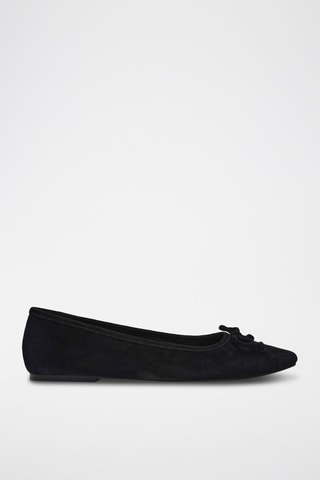 Ballerines en nubuck Malinda - Noir