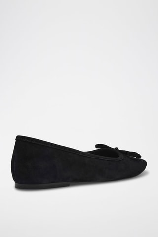 Ballerines en nubuck Malinda - Noir