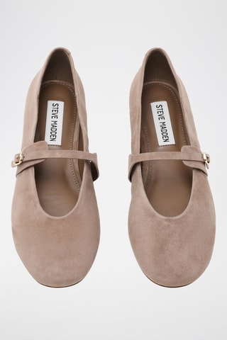 Ballerines en nubuck Rejoice - Marron clair