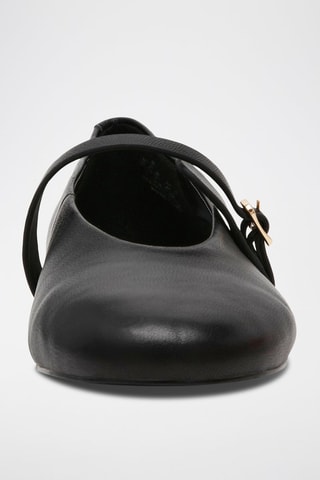 Ballerines en cuir Rejoice - Noir