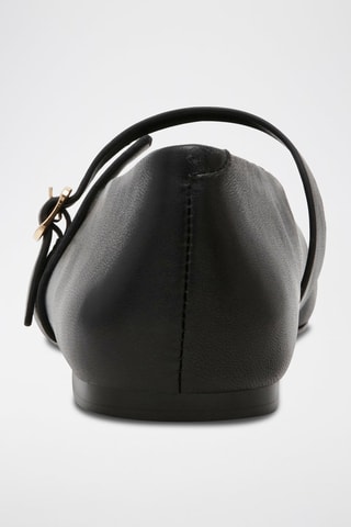 Ballerines en cuir Rejoice - Noir