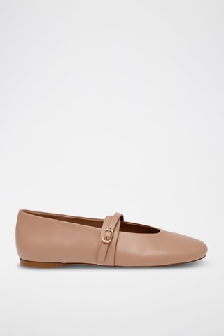 Babies en cuir de mouton Rejoice - Rose poudré