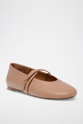 Babies en cuir de mouton Rejoice - Rose poudré