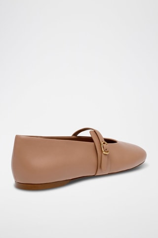 Babies en cuir de mouton Rejoice - Rose poudré