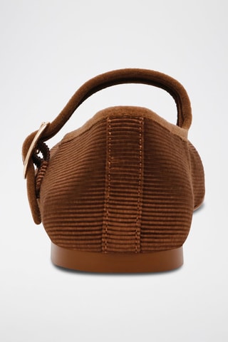 Babies en velours Dory - Marron