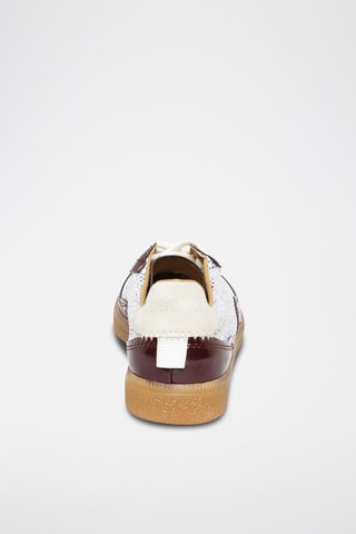 Baskets en cuir verni Jemporia - Bordeaux