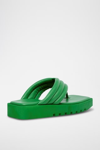 Sandales plateformes Boost - Vert