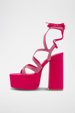 Sandales à talons Champagne - Rose