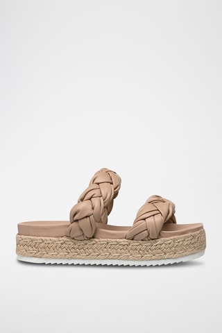 Mules plateformes Gist - Nude