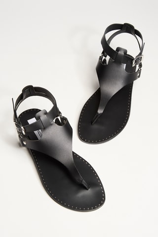 Sandales en cuir Jasey - Noir