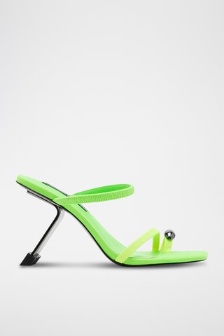 Sandales à talons Jessyca - Vert fluo