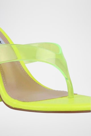 Sandales à talons Kissed - Jaune