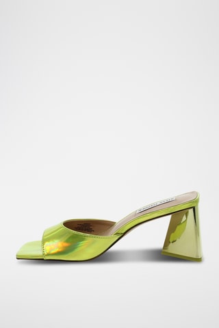 Mules à talons Marcie - Vert citron