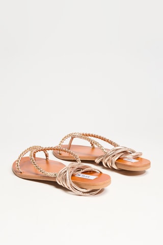 Sandales en cuir Outshine - Doré rose