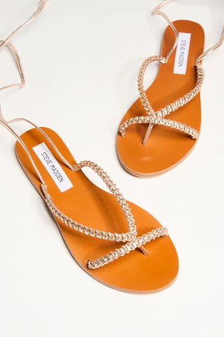 Sandales en cuir Outshine - Doré rose