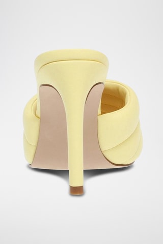 Mules à talons Tempt - Jaune